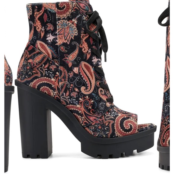 Jessica Simpson Lizzah Platform open toe bootie - Picture 2 of 4